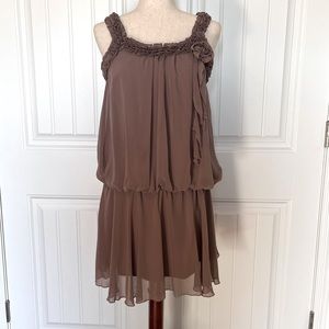 Ya Las Angeles dress, Taupe, size Medium